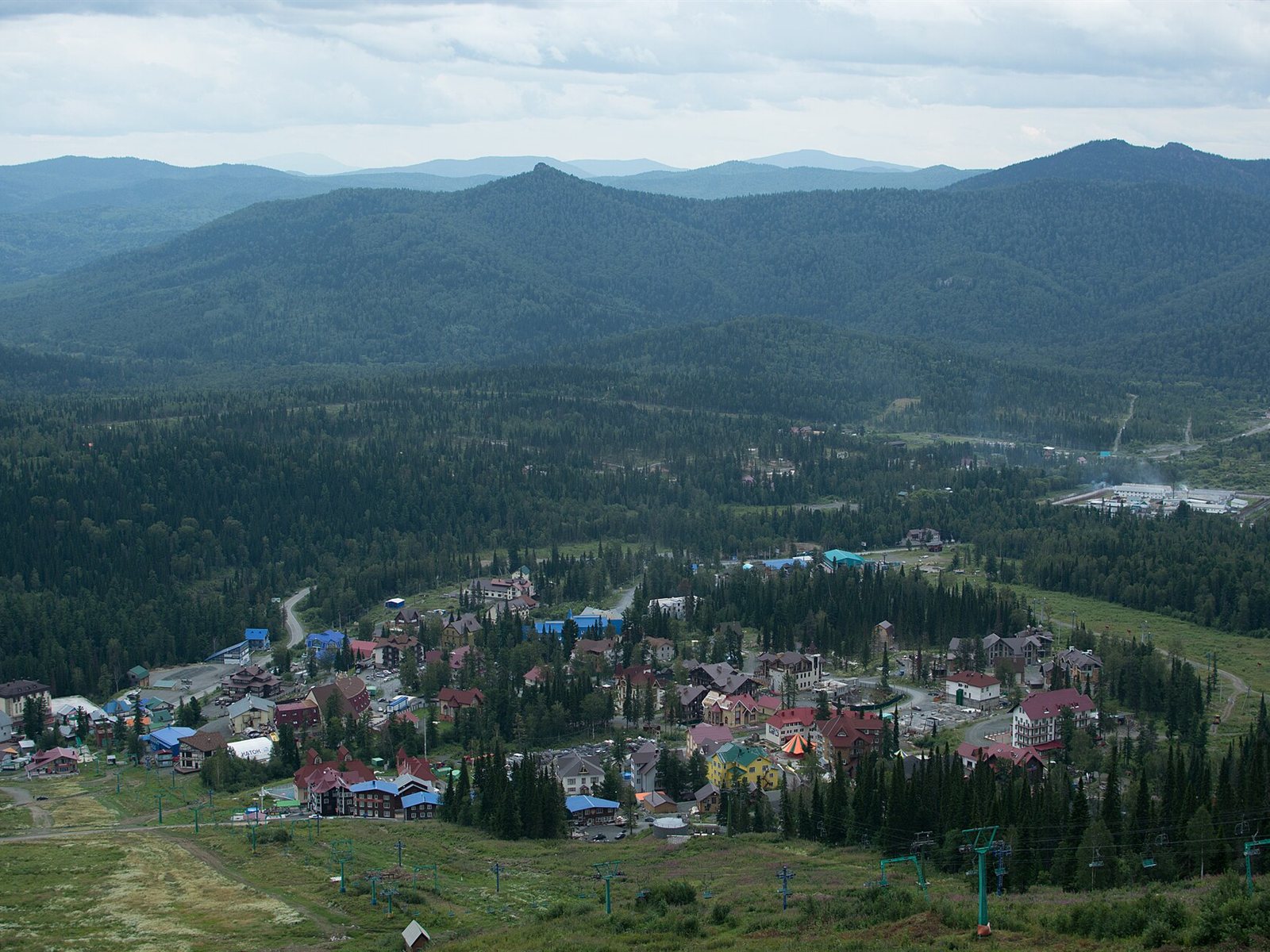 Панорамное окно в лес